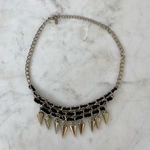 Gold Spike Necklace